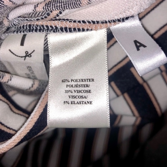 Ann Taylor Striped Flounce Skirt - Picture 6 of 6